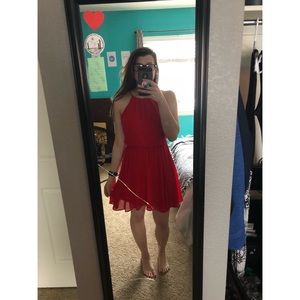 Red dress